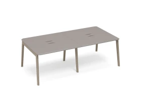 Стол для переговоров с кабель-каналом WOOD 240x124x75 Time Wood images