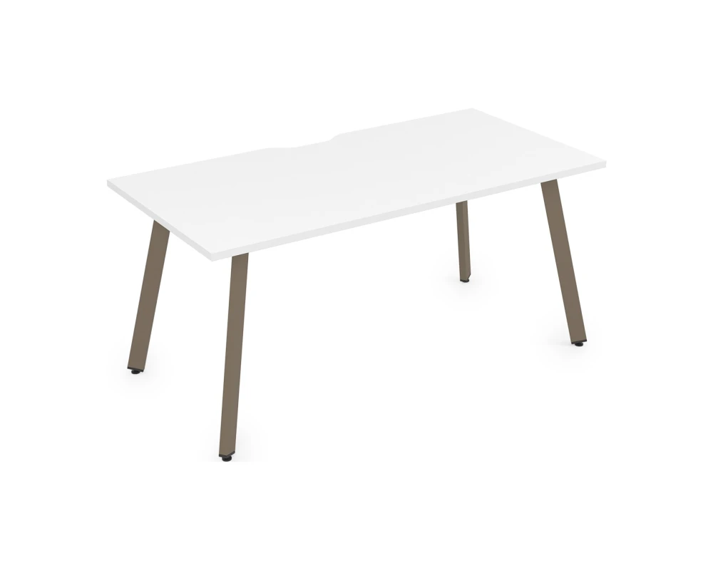 Стол рабочий, прямолинейный, с вырезом (1400x800x750) АРРЕДО / ARREDO