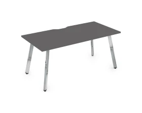 Стол рабочий, прямолинейный, с вырезом (1400x800x750) АРРЕДО / ARREDO images