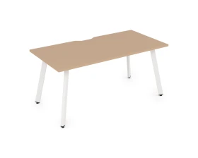 Стол рабочий, прямолинейный, с вырезом (1400x800x750) АРРЕДО / ARREDO images