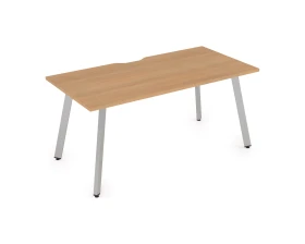 Стол рабочий, прямолинейный, с вырезом (1400x800x750) АРРЕДО / ARREDO images