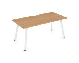 Стол рабочий, прямолинейный, с вырезом (1400x800x750) АРРЕДО / ARREDO images