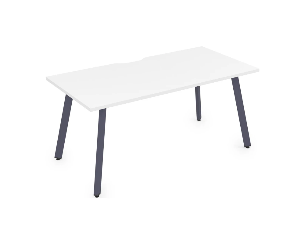 Стол рабочий, прямолинейный, с вырезом (1400x800x750) АРРЕДО / ARREDO