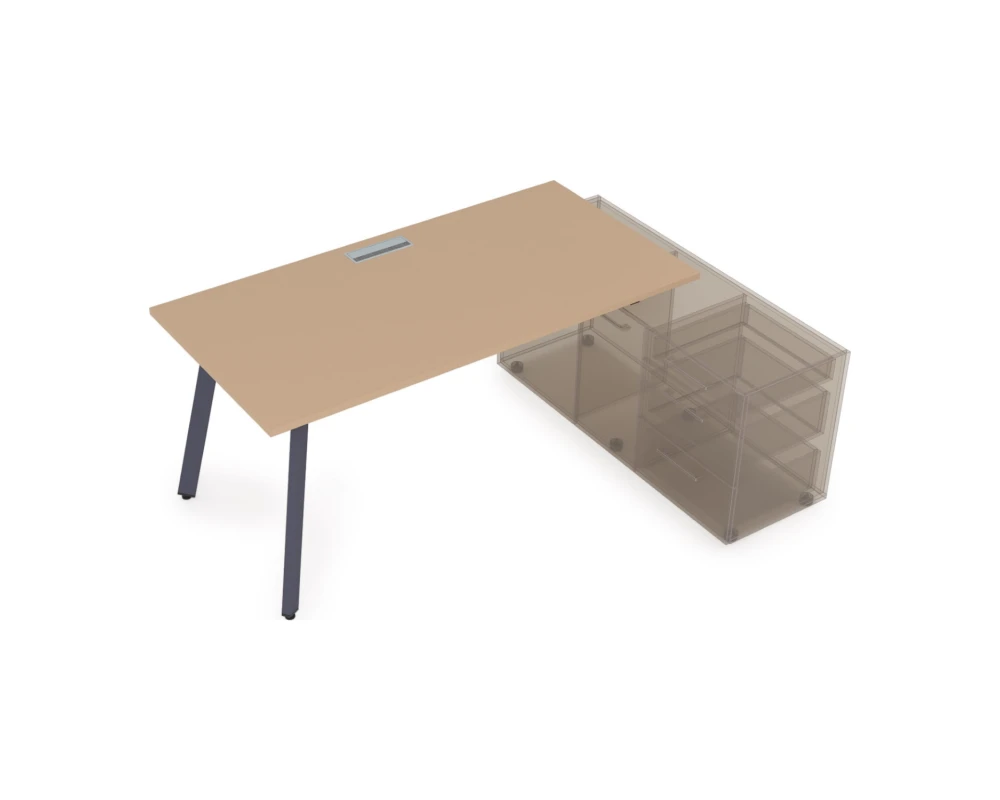 Стол с тумбой опорной (1400x800x750) АРРЕДО / ARREDO