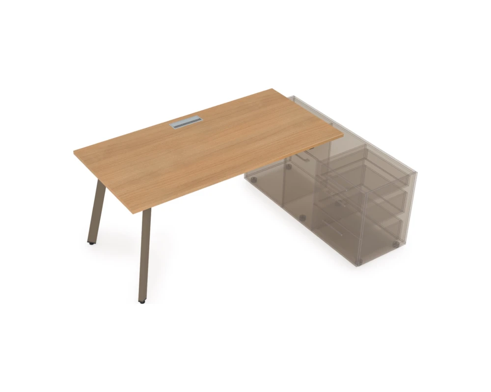 Стол с тумбой опорной (1400x800x750) АРРЕДО / ARREDO