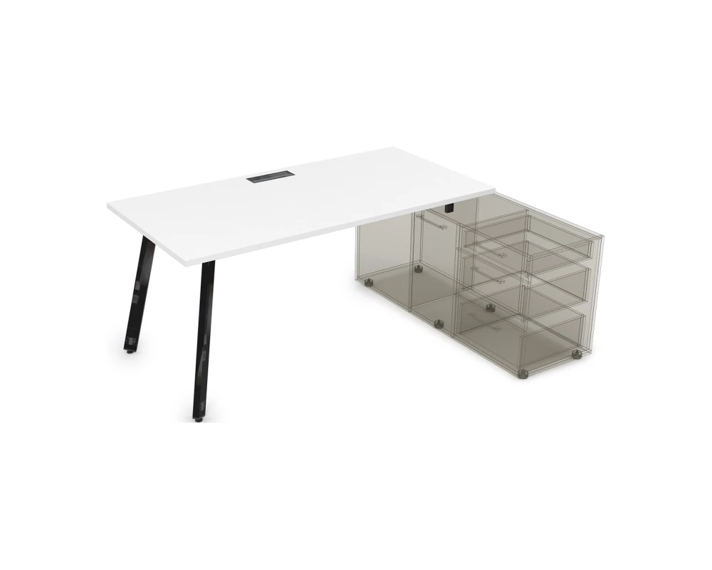 Стол с тумбой опорной (1400x800x750) АРРЕДО / ARREDO