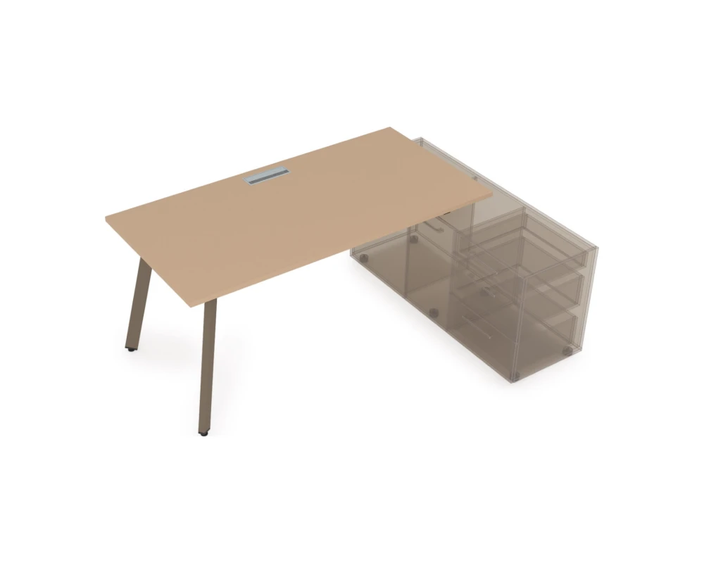 Стол с тумбой опорной (1600x700x750) АРРЕДО / ARREDO