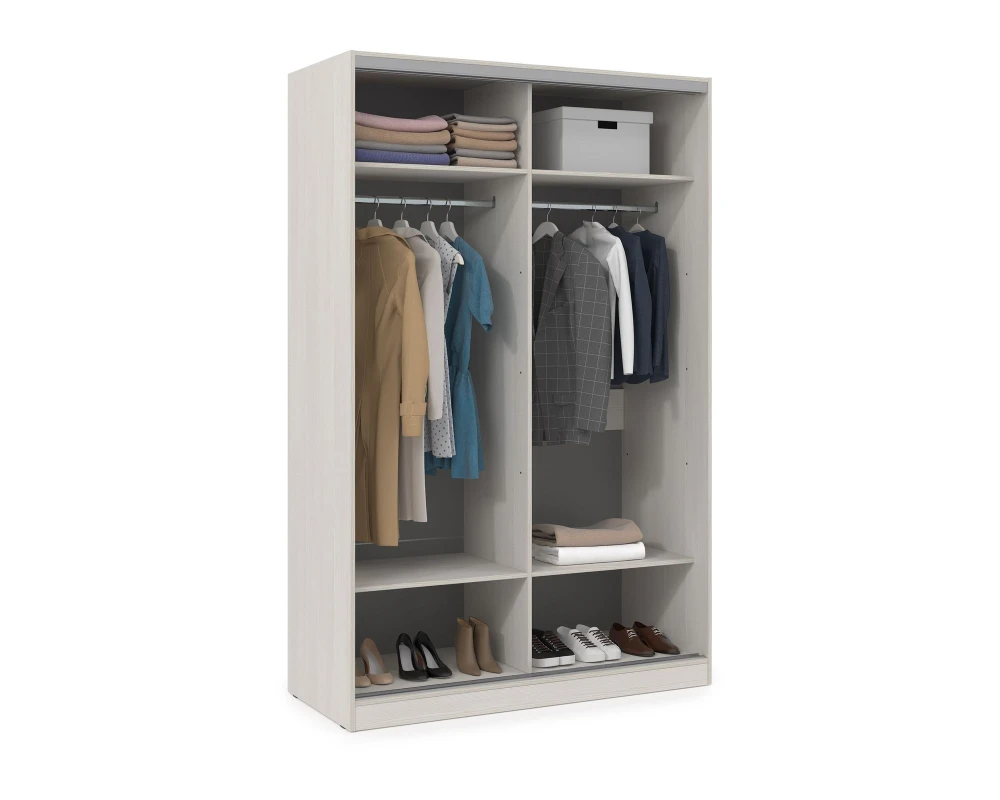 Шкаф-купе 2-дверный (1204*600*2201) ШКДД.12.1 КОМФОРТ / COMFORT