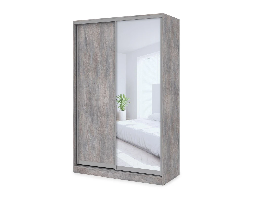 Шкаф-купе 2-дверный (1204*600*2201) ШКДЗ.12.4 КОМФОРТ / COMFORT