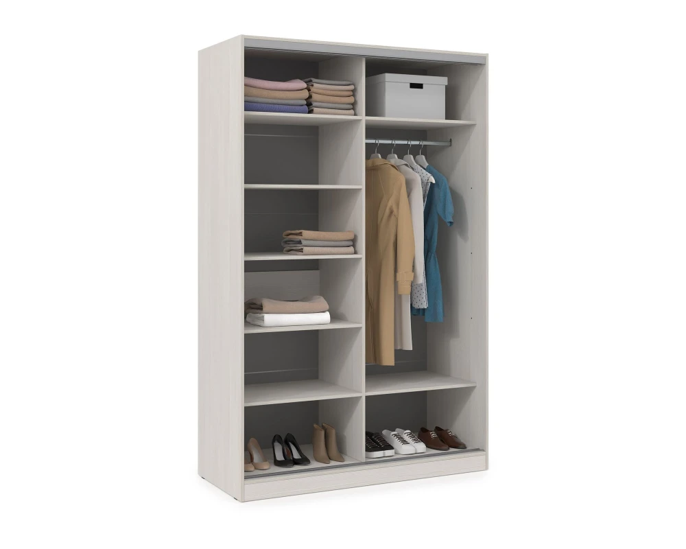 Шкаф-купе 2-дверный (1204*600*2201) ШКДЗ.12.4 КОМФОРТ / COMFORT