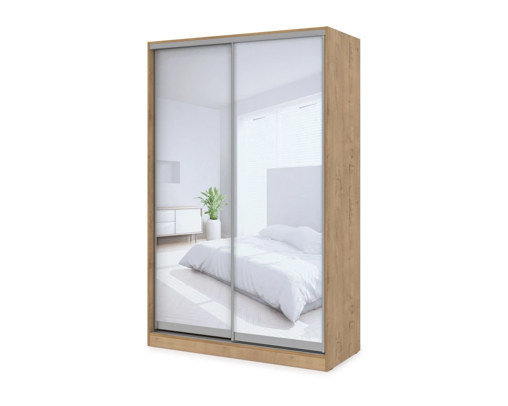 Шкаф-купе 2-дверный (1204*600*2201) ШКЗЗ.12.4 КОМФОРТ / COMFORT