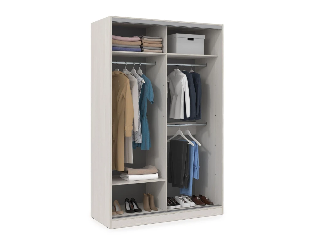 Шкаф-купе 2-дверный (1404*600*2201) ШКДД.14.2 КОМФОРТ / COMFORT