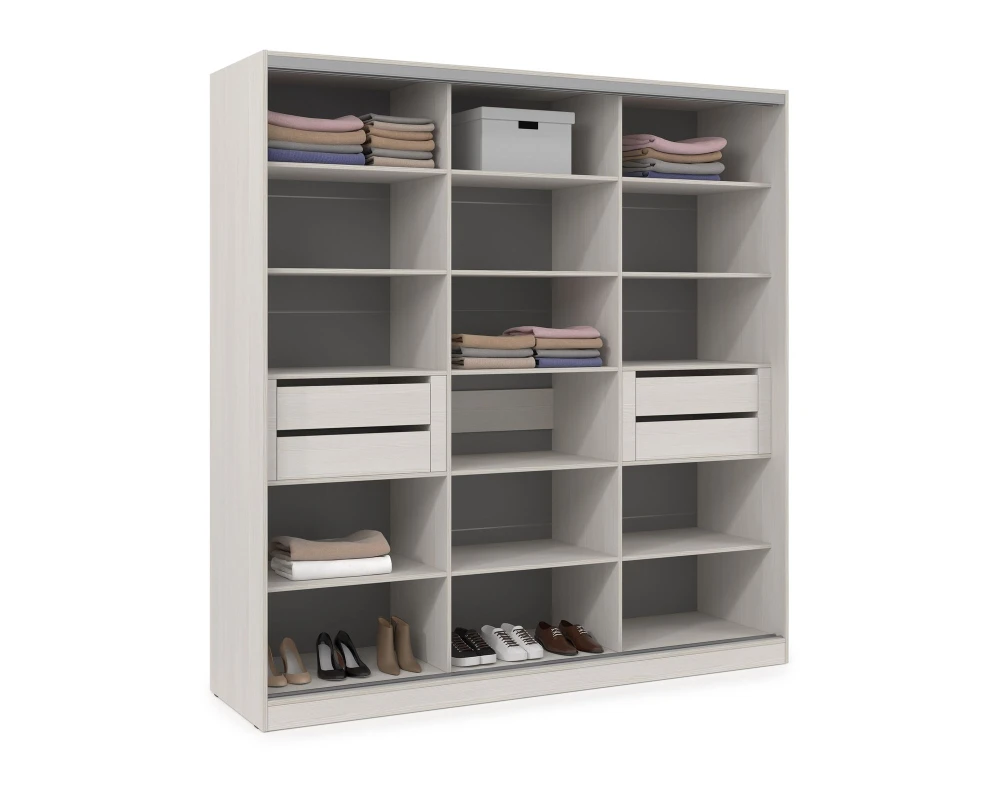 Шкаф-купе 3-дверный (1798*600*2201) ШКДЗД.18.9 КОМФОРТ / COMFORT