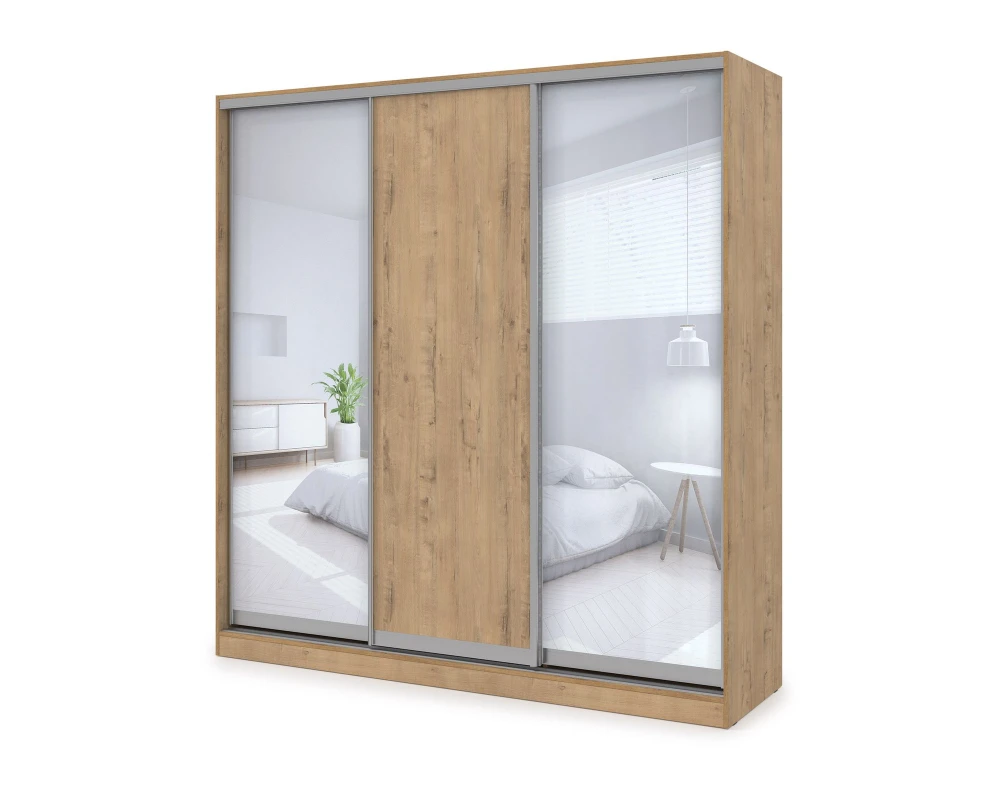 Шкаф-купе 3-дверный (1798*600*2201) ШКЗДЗ.18.10 КОМФОРТ / COMFORT