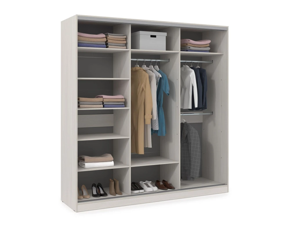 Шкаф-купе 3-дверный (2098*600*2201) ШКДЗД.21.3 КОМФОРТ / COMFORT