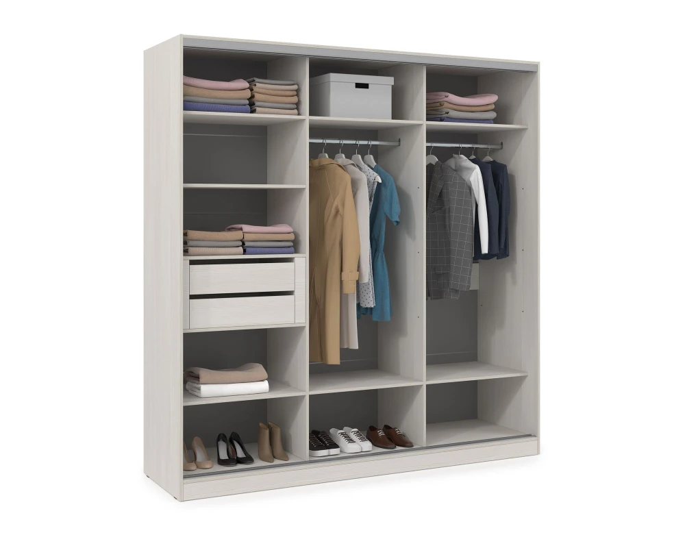 Шкаф-купе 3-дверный (2098*600*2201) ШКДЗД.21.4 КОМФОРТ / COMFORT