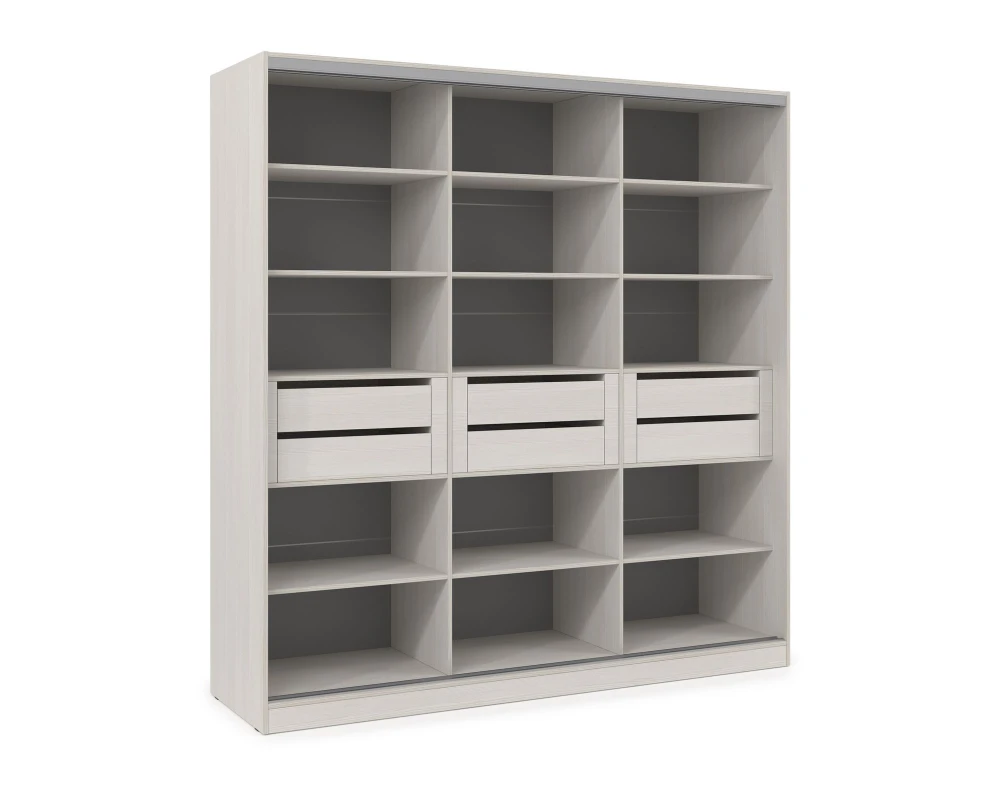 Шкаф-купе 3-дверный (2098*600*2201) ШКЗДЗ.21.10 КОМФОРТ / COMFORT