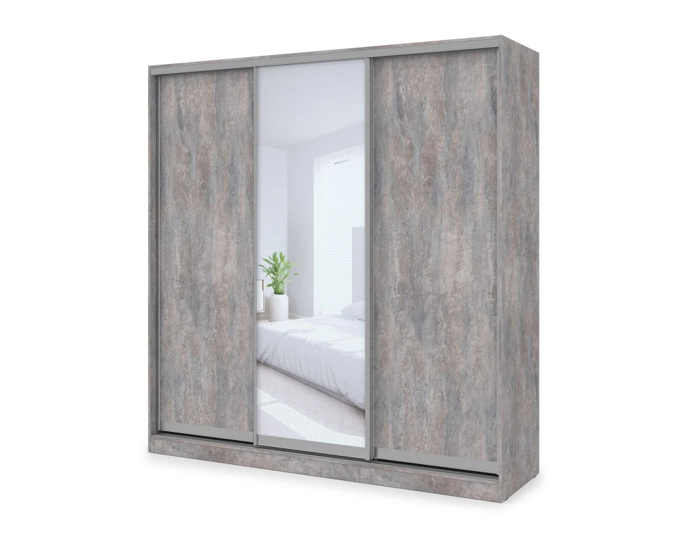 Шкаф-купе 3-дверный (2398*600*2201) ШКДЗД.24.4 КОМФОРТ / COMFORT