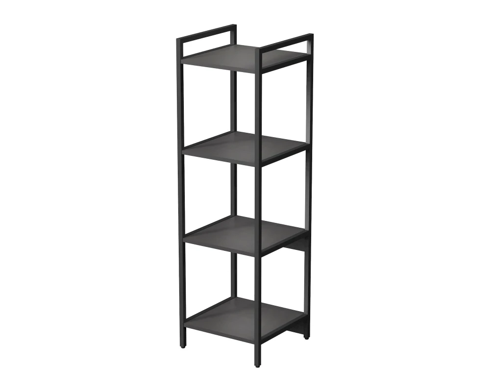 Стеллаж средний 4 полки, узкий 400x400x1328 КУБОС / CUBOS