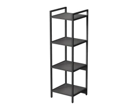 Стеллаж средний 4 полки, узкий 400x400x1328 КУБОС / CUBOS images