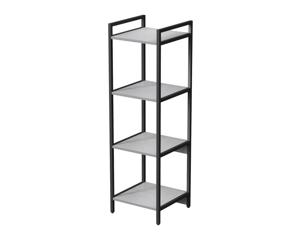 Стеллаж средний 4 полки, узкий 400x400x1328 КУБОС / CUBOS