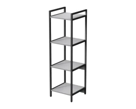 Стеллаж средний 4 полки, узкий 400x400x1328 КУБОС / CUBOS images