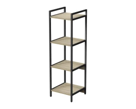 Стеллаж средний 4 полки, узкий 400x400x1328 КУБОС / CUBOS images