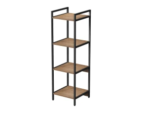 Стеллаж средний 4 полки, узкий 400x400x1328 КУБОС / CUBOS images