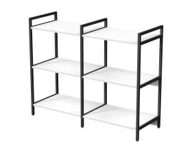 Стеллаж средний двойной 3 полки 1180x400x952 КУБОС / CUBOS images