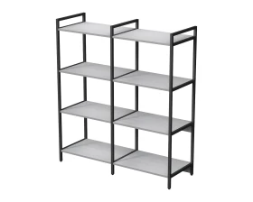 Стеллаж средний двойной 4 полки 1180x400x1328 КУБОС / CUBOS images