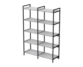 Стеллаж средний двойной 5 полок 1180x400x1704 КУБОС / CUBOS images