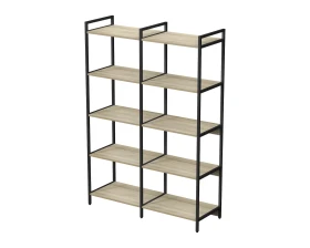 Стеллаж средний двойной 5 полок 1180x400x1704 КУБОС / CUBOS images