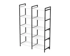 Стеллаж средний двойной 5 полок 1180x400x1704 КУБОС / CUBOS images