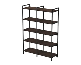 Стеллаж средний двойной 5 полок 1180x400x1704 КУБОС / CUBOS images