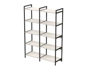 Стеллаж средний двойной 5 полок 1180x400x1704 КУБОС / CUBOS images