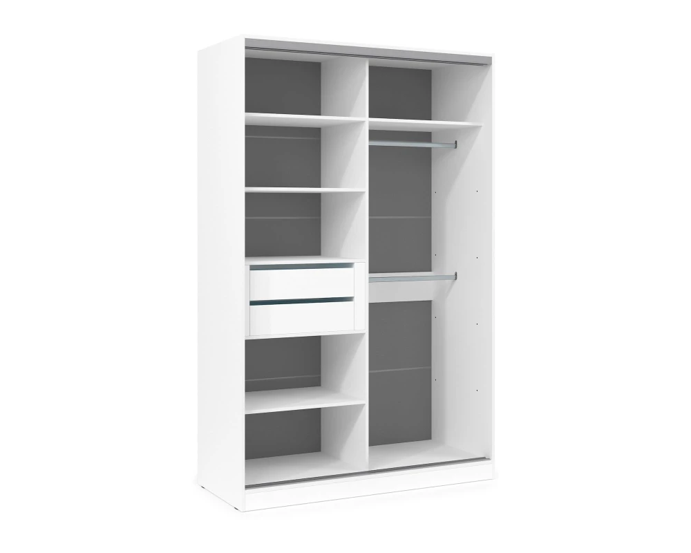 Шкаф-купе 2-дверный (1204*600*2201) ШКДД.12.7 КОМФОРТ / COMFORT