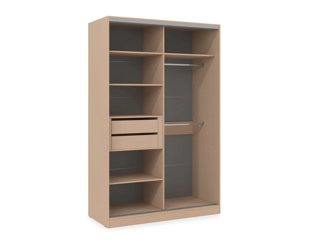 Шкаф-купе 2-дверный (1204*600*2201) ШКДД.12.7 КОМФОРТ / COMFORT