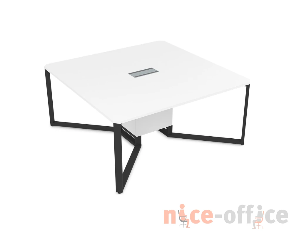 Стол-квадрат Бенч, начальный модуль (1600x1600x750) САММИТ / SUMMIT