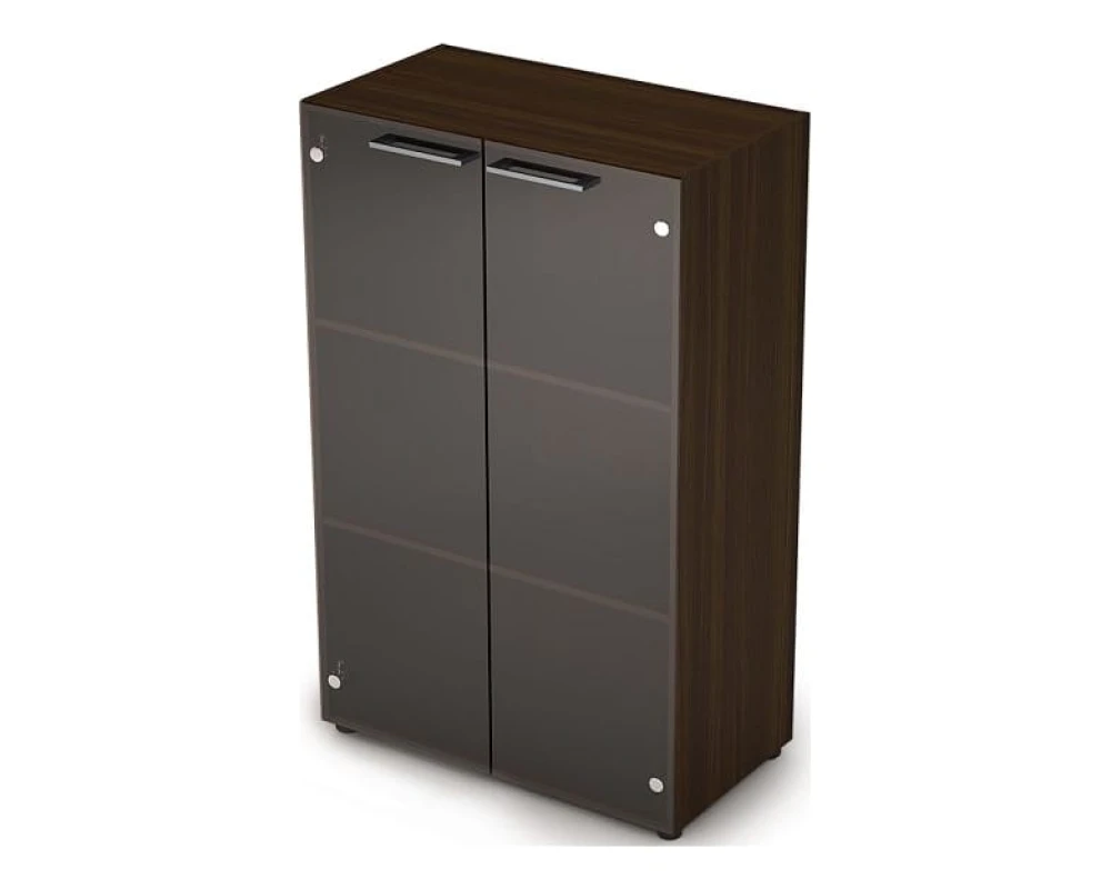 Шкаф средний со стеклом (798*430*1277) 4Ш.017.3 ТАЙМ-МАКС / TAIM-MAX