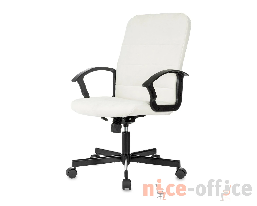 Кресло Бюрократ Триест / Triest Ткань, Молочный
