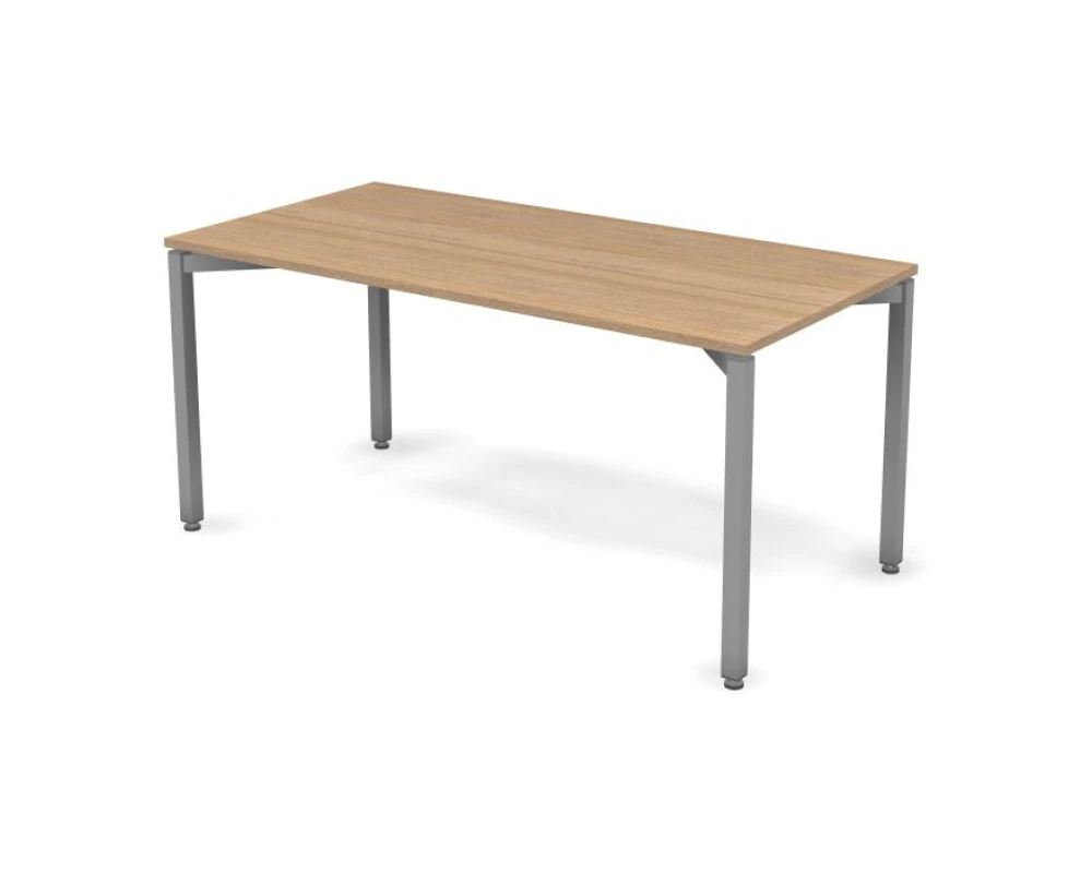 Стол 158х78х73,7 Smart Metal Дуб медовый/Алюминий