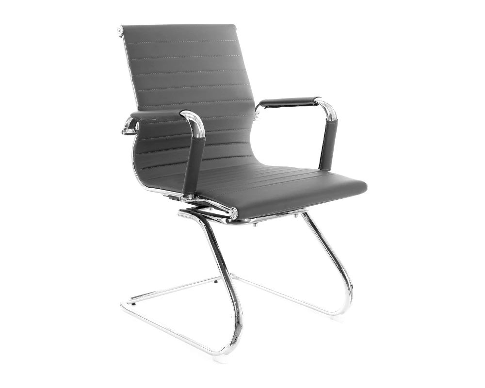 Кресло Everprof Лео СФ / Leo CF Экокожа, Серый