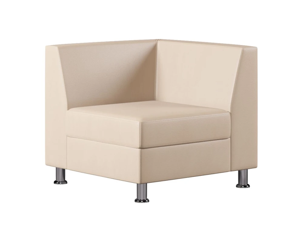 Модуль Everprof Монро / Monro угловой Экокожа, Бежевый