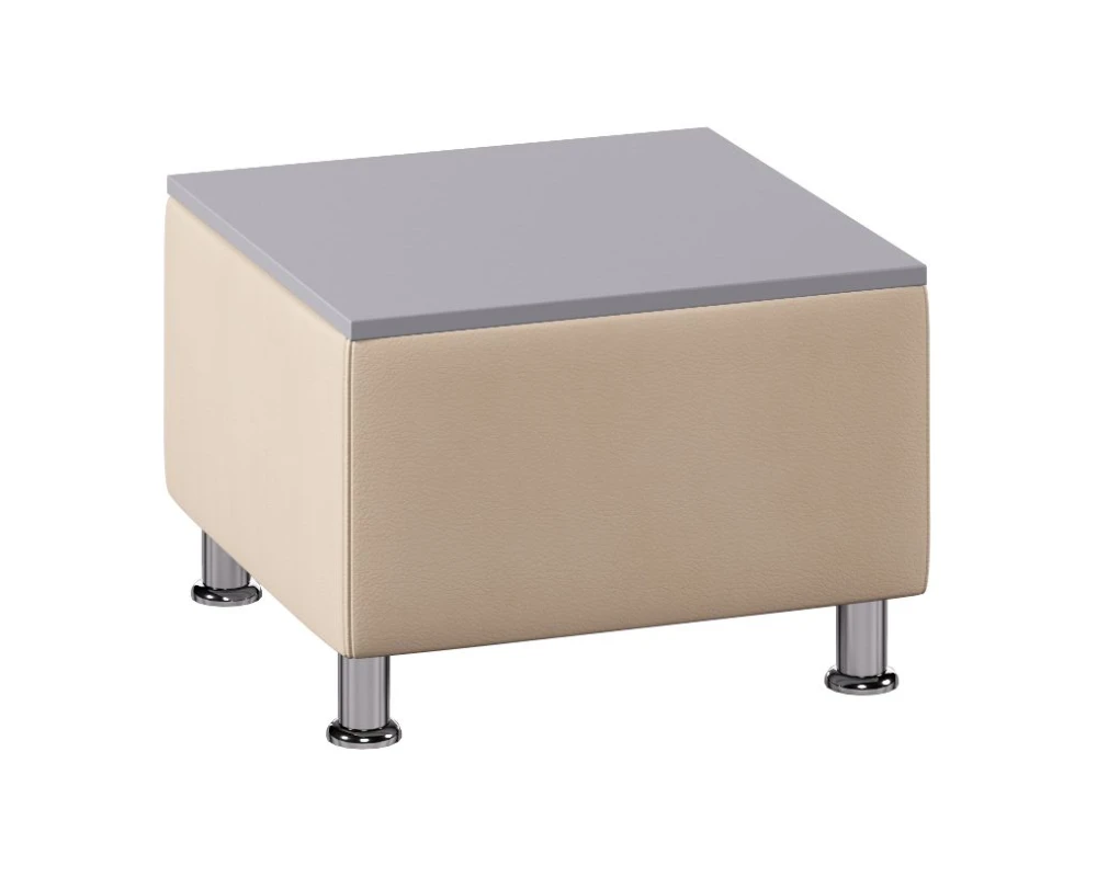 Столик Everprof Монро / Monro малый Экокожа, Бежевый