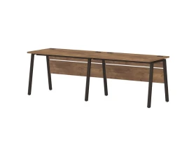 Линейный кластер на 2 рабочих места 2400х700х750 Лавана Стил / Lavana Steel images