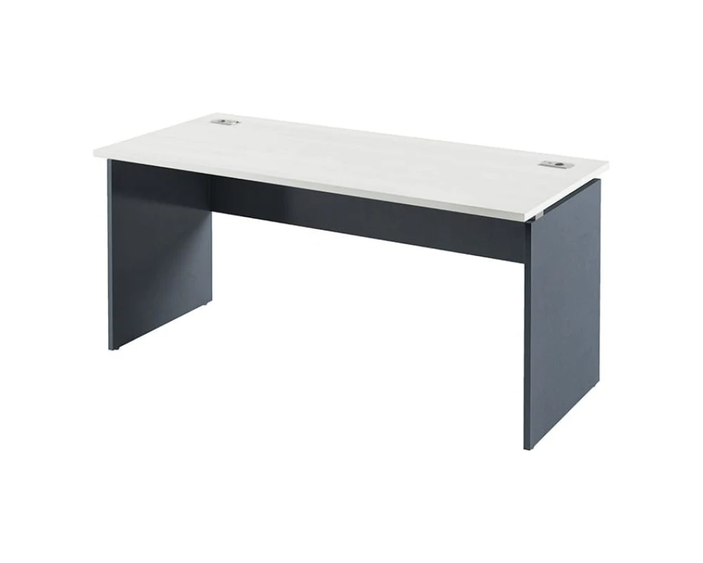 Стол прямой с 2-мя заглушками кабель-канала I-26 Инновация