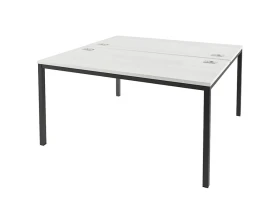 Стол-тандем на металлокаркасе с заглушками кабель-канала IL-42 Инновация images