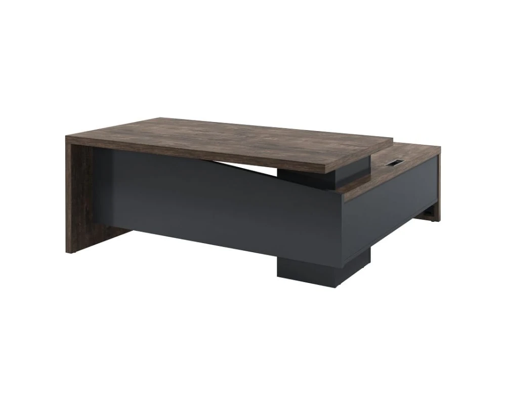 Стол руководителя с опорной тумбой T-18л.1000 Торстон