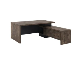 Стол руководителя с опорной тумбой T-18пр.0000 Торстон images