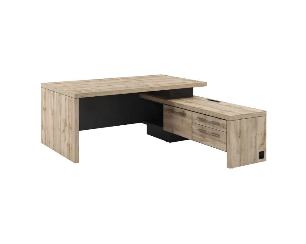 Стол руководителя с опорной тумбой T-18пр.1000 Торстон